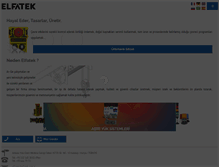 Tablet Screenshot of elfatek.com.tr